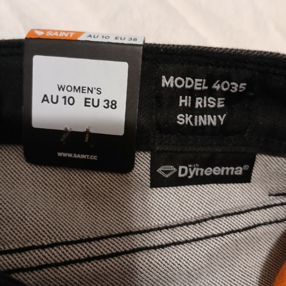 🏍SA1NT Motorcycle Jeans Unbreakable Women’s Size US 6 / AU 10 /EU38 - Picture 12 of 16